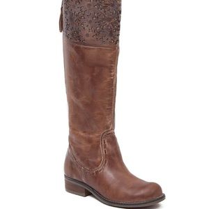 Corral Leather Floral Tall Boots